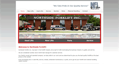 Desktop Screenshot of northsideforklift.com